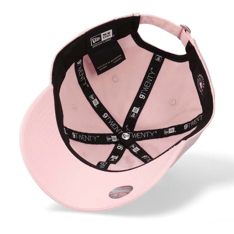 NEW ERA（ニューエラ） 9TWENTY NY ヤンキース ピンク キャップ 920