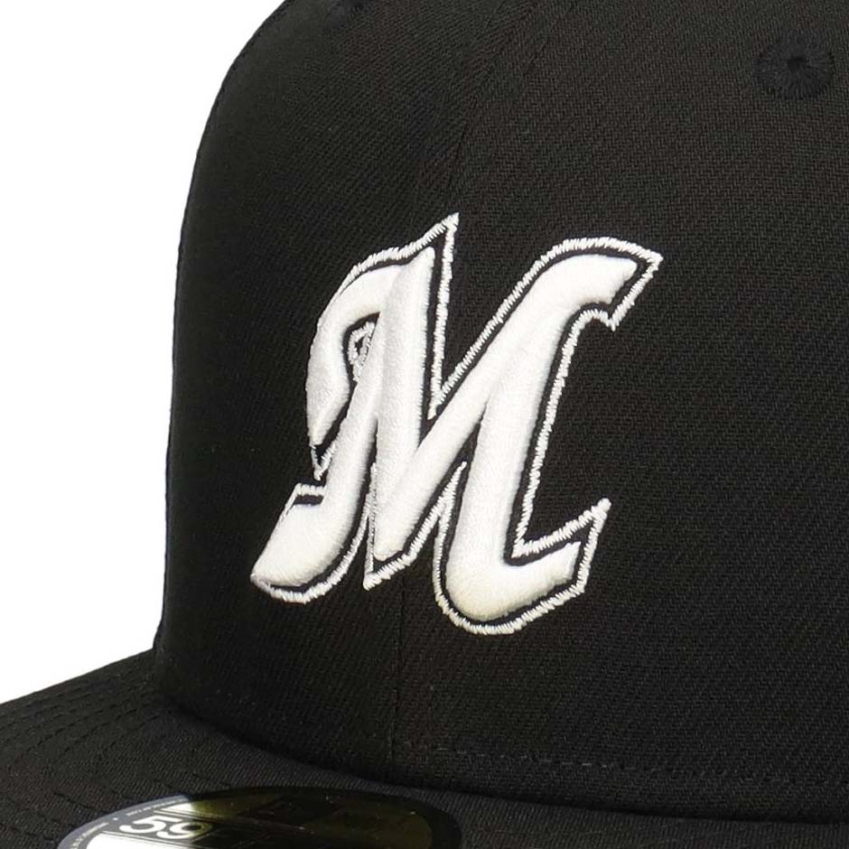 59FIFTY 千葉ロッテマリーンズ ブラック × ホワイト