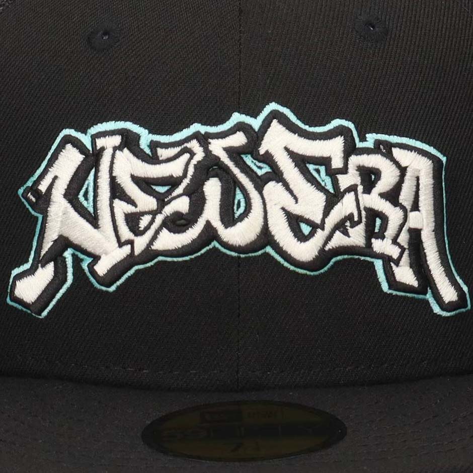 stndardcalifornia NEW ERAロゴメッシュキャップ スタンダードカリフォルニア × ニューエラ 59フィフティー ロゴ