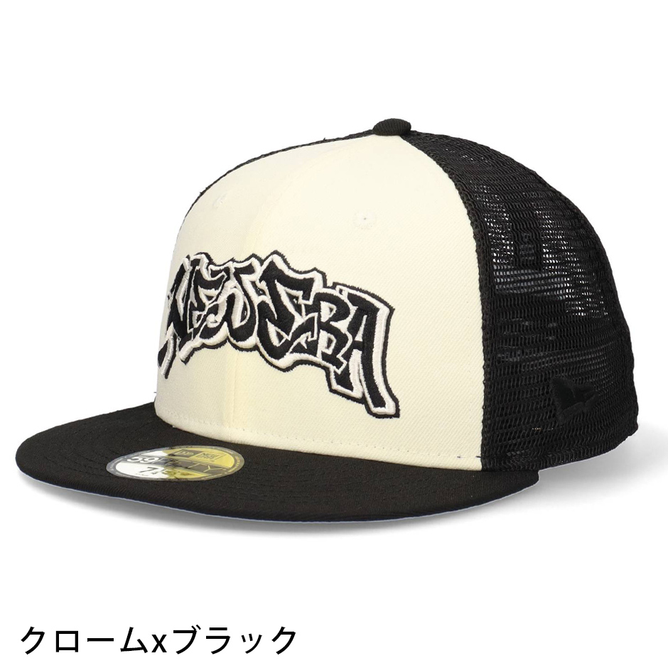 NEW ERA ニューエラ 59FIFTY スローアップ ロゴ メッシュ