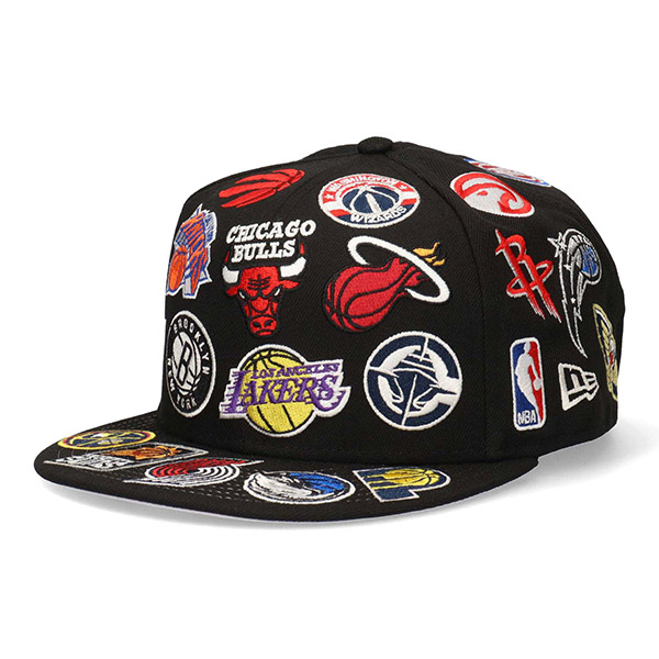 NEW ERA（ニューエラ） 9FIFTY NBA チームロゴ オールオーバー