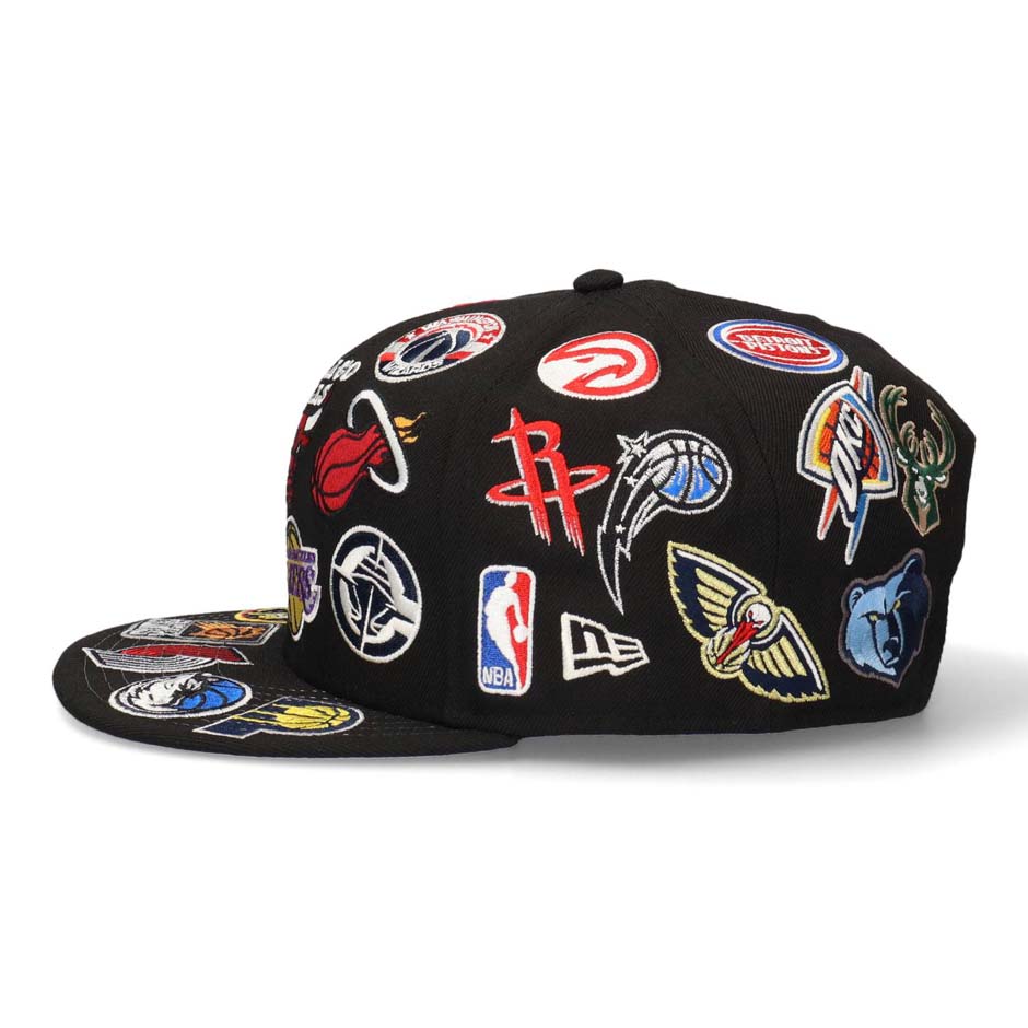 NEW ERA（ニューエラ） 9FIFTY NBA チームロゴ オールオーバー