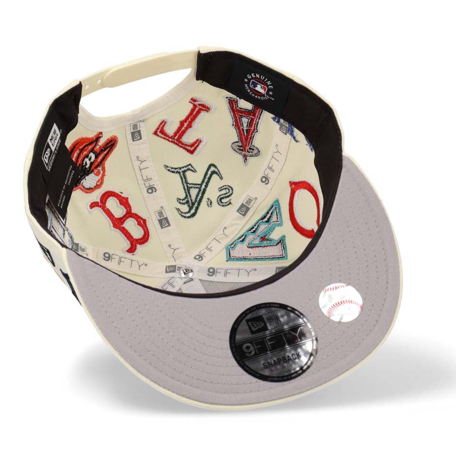 ニューエラ　MLBオールチームロゴ　キャップ　9FIFTY Amazon.co.jp: [ニューエラ] キャップ 9FIFTY Team Logo Allover