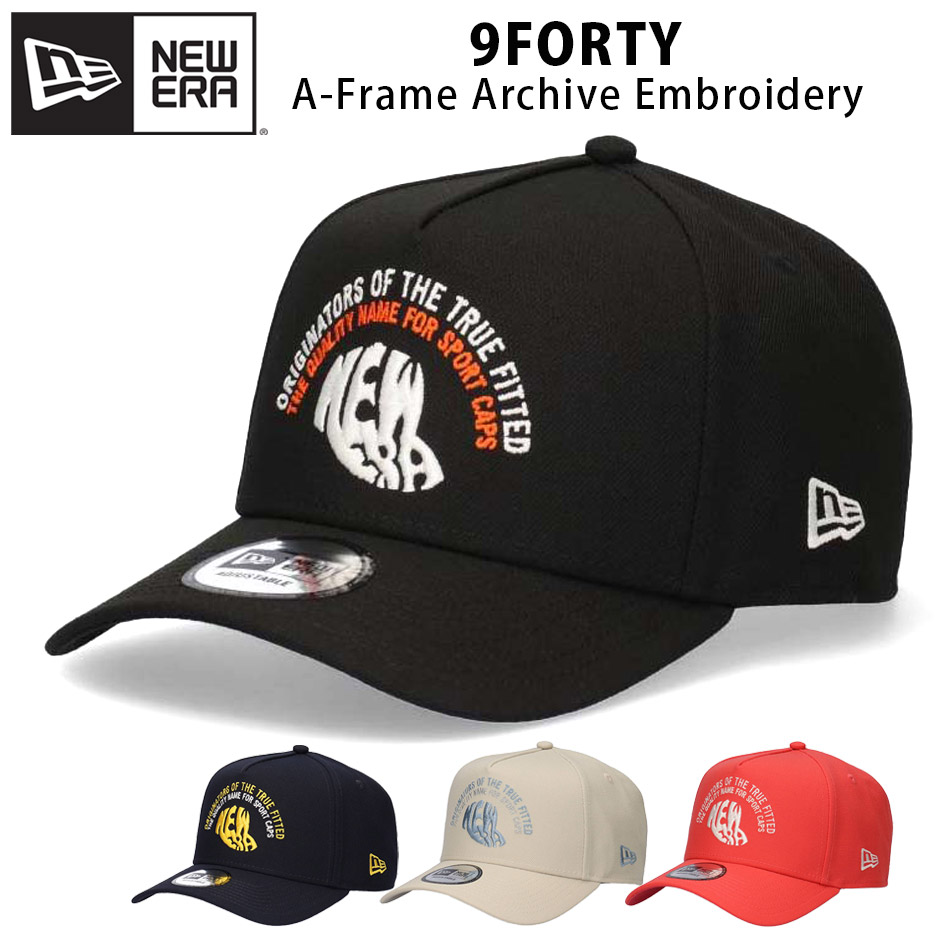 NEW ERA（ニューエラ） 9FORTY アーカイブ エンブロイダリー キャップ