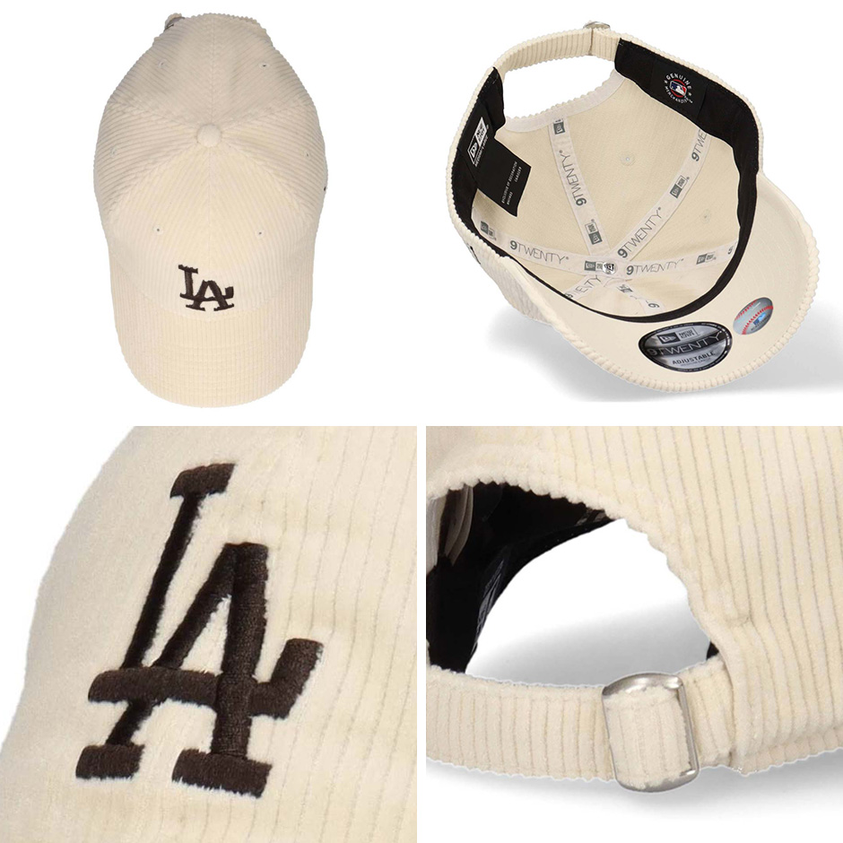 NEW ERA（ニューエラ） 9TWENTY コーデュロイ キャップ 帽子 LAロゴ NY 