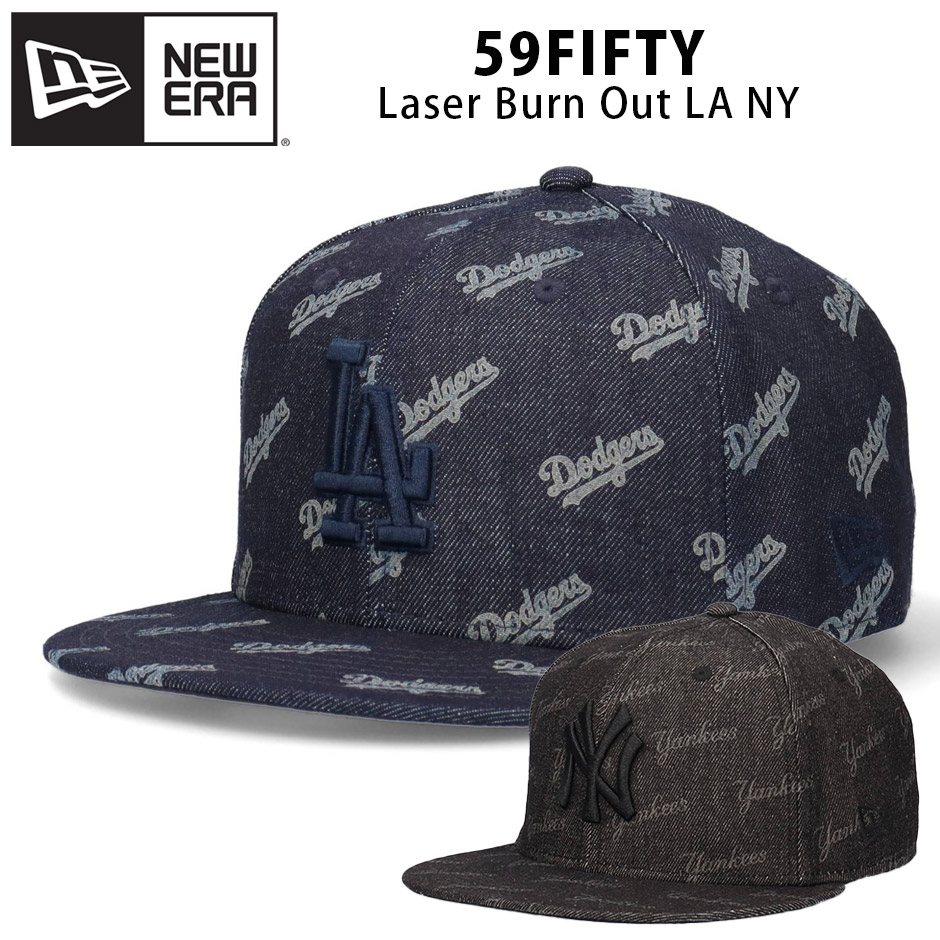 NEW ERA（ニューエラ） 59FIFTY レーザーバーンアウト LA NY キャップ
