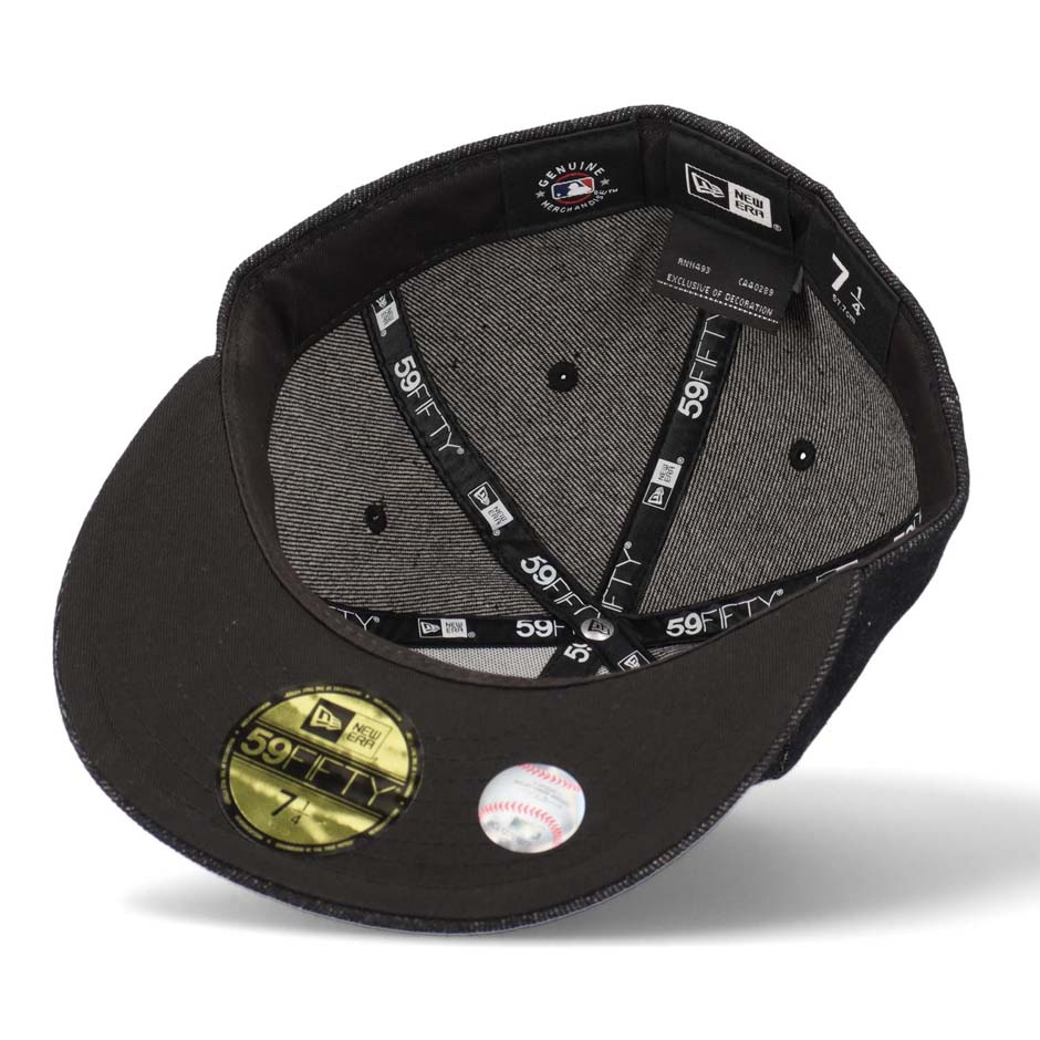 NEW ERA（ニューエラ） 59FIFTY デニム LA ドジャース オールブラック