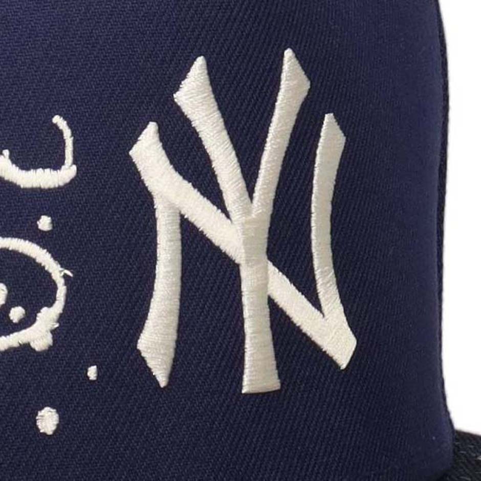 NEW ERA（ニューエラ） 5-PANEL スクエア バイザー ドリッピング LA NY