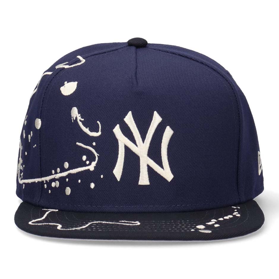 NEW ERA ニューエラ 5-PANEL スクエア バイザー ドリッピング LA