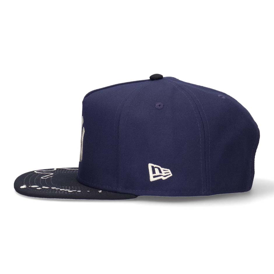 NEW ERA（ニューエラ） 5-PANEL スクエア バイザー ドリッピング LA NY