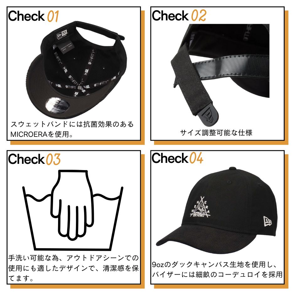 NEW ERA（ニューエラ） 9THIRTY ゴルフ アウトドア ダック キャンバス