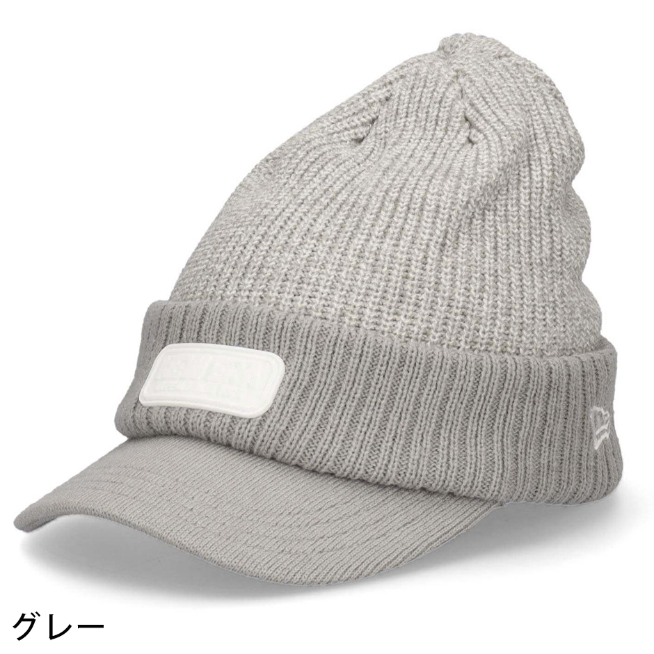 NEW ERA（ニューエラ） ゴルフ TPUロゴ バイザーニット ニット帽