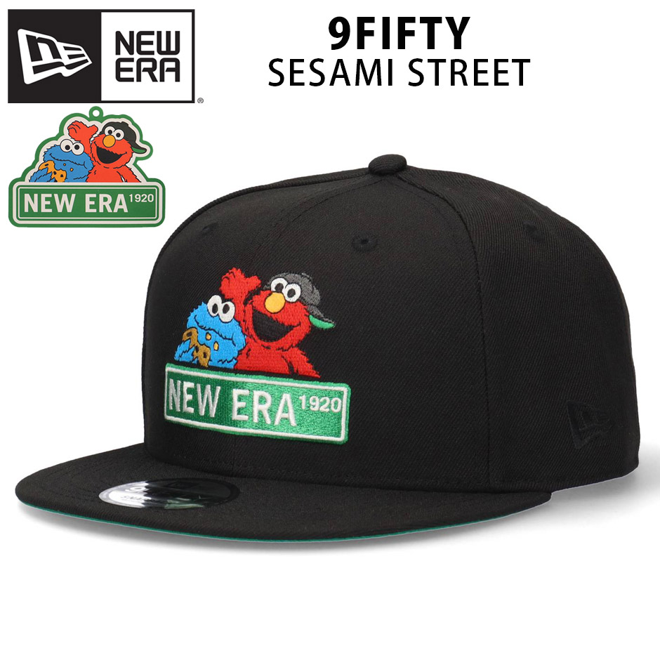 NEW ERA（ニューエラ） 9FIFTY セサミストリート キャップ ブラック