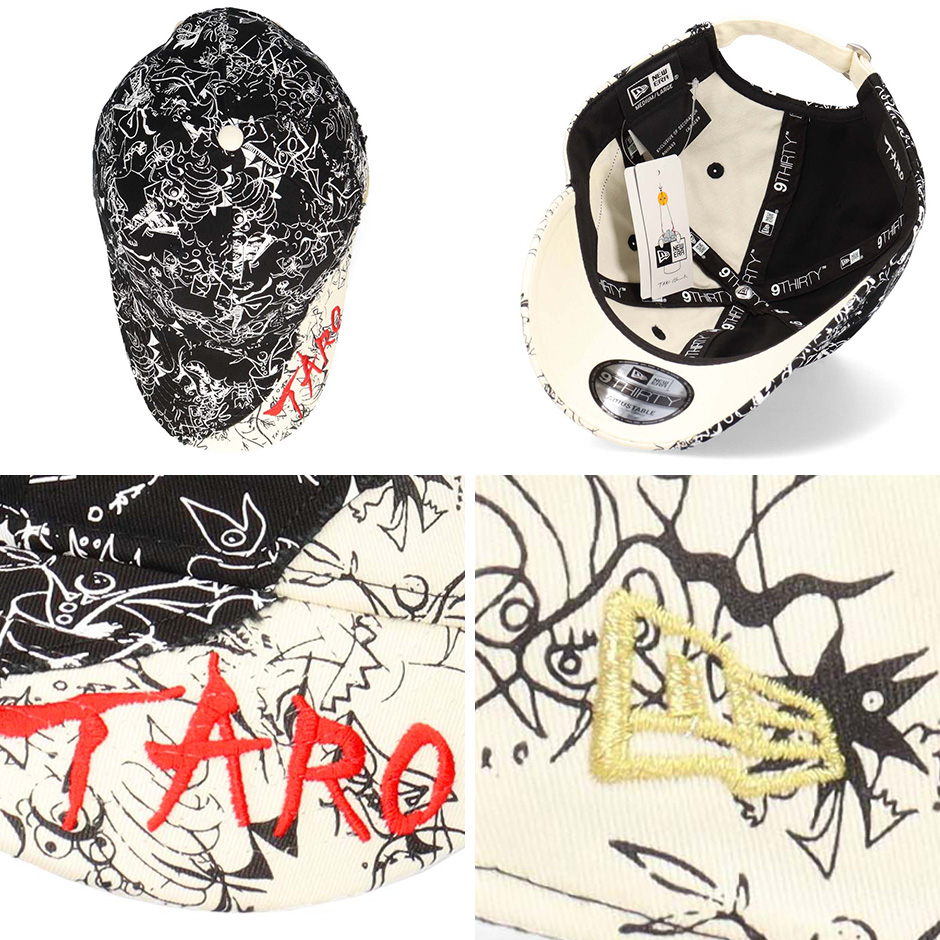 NEW ERA（ニューエラ） 9THIRTY 岡本太郎 バイザー キャップ NEW ERA