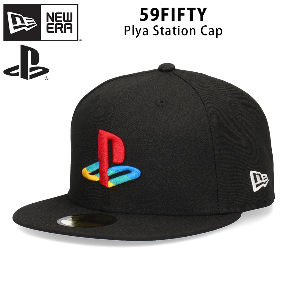 ニューエラ 59FIFTYプレイステーションコラボ 新品　送料込み NEW ERA（ニューエラ） 59FIFTY プレイステーション キャップ NEW ERA
