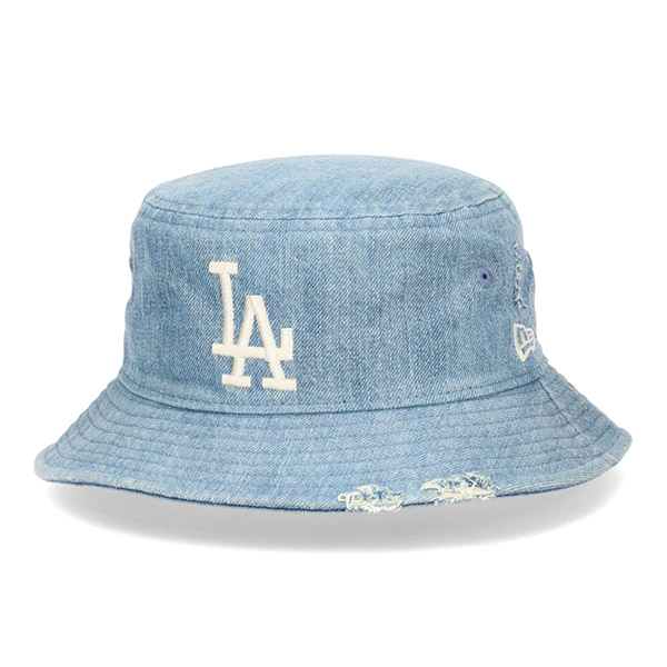 NEW ERA（ニューエラ） ダメージ デニム LA ドジャース バケットハット