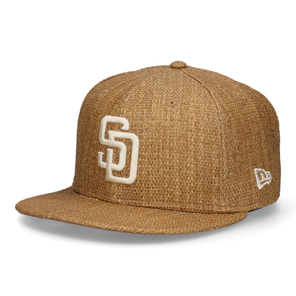 【新品】ニューエラ ✖️サンディエゴ・パドレス　ペーパーストロー　キャップ NEW ERA（ニューエラ） 59FIFTY ペーパーストロー キャップ ドジャース