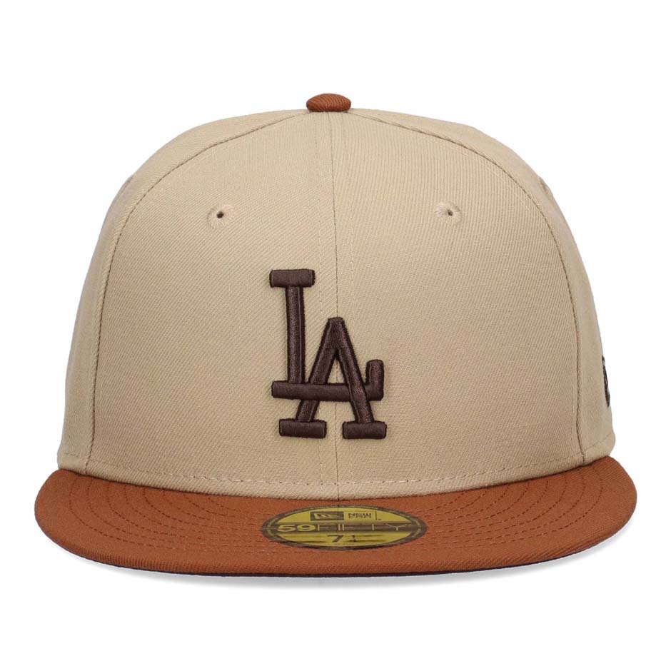 NEW ERA（ニューエラ） 59FIFTY モカ ムース LA ドジャース キャップ