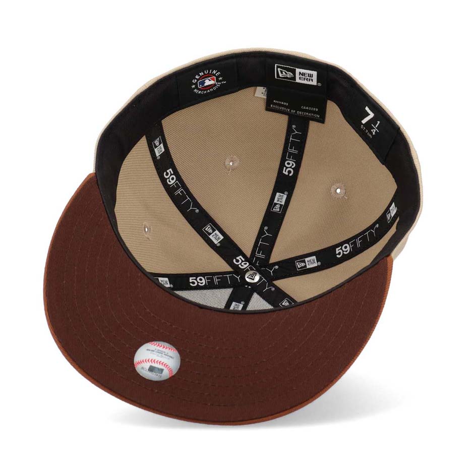 NEW ERA（ニューエラ） 59FIFTY モカ ムース LA ドジャース キャップ