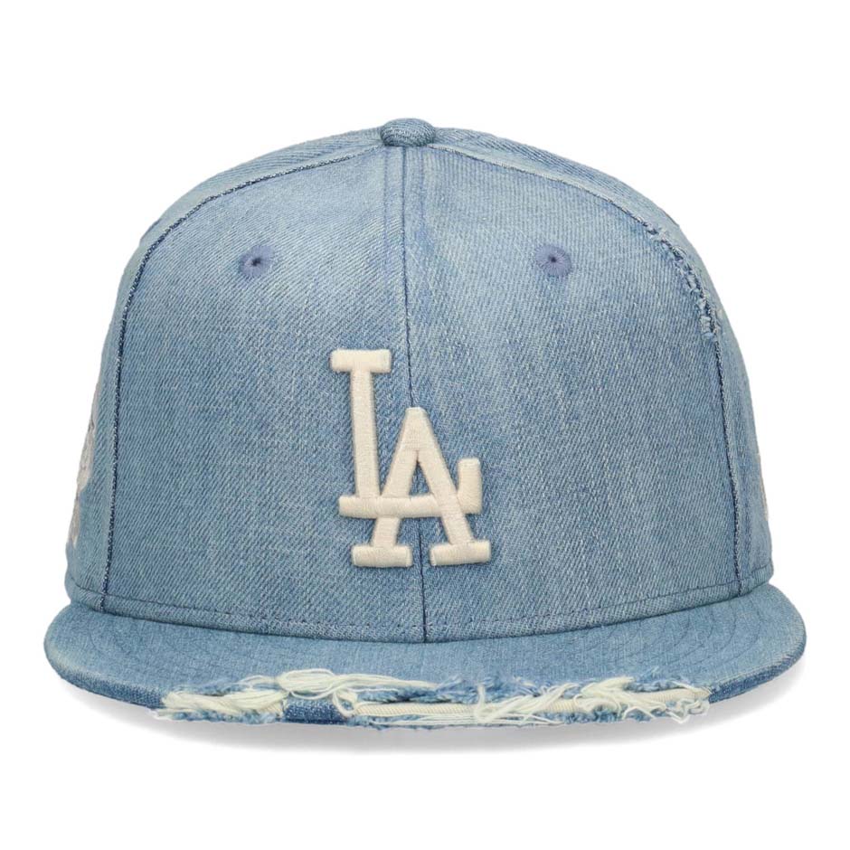 NEW ERA（ニューエラ） 59FIFTY ダメージ デニム ロサンゼルス