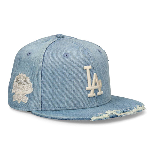 NEW ERA（ニューエラ） 59FIFTY ダメージ デニム ロサンゼルス