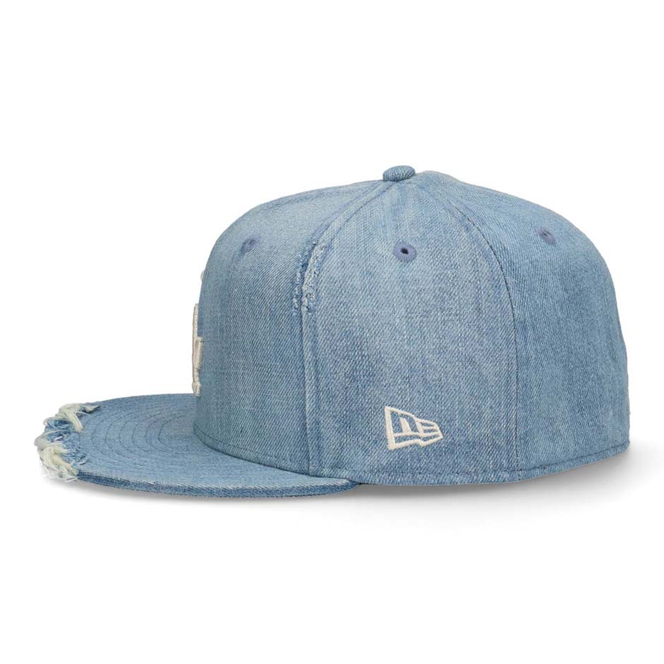 NEW ERA（ニューエラ） 59FIFTY ダメージ デニム ロサンゼルス
