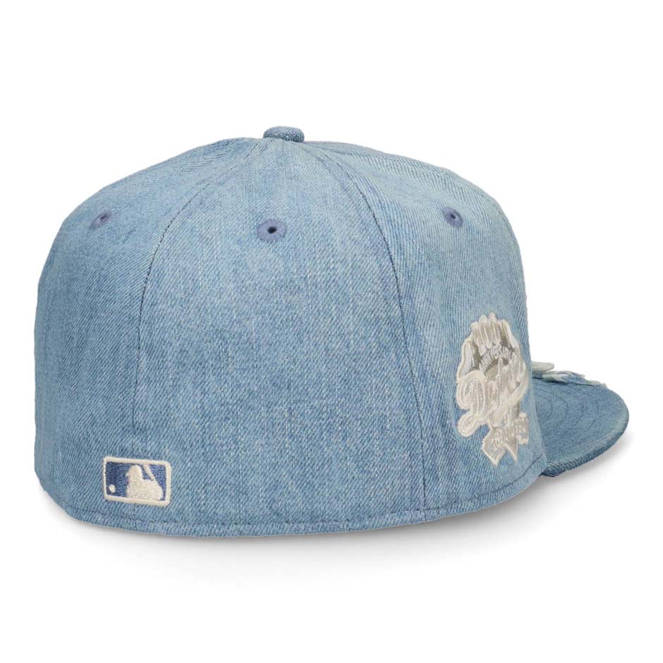 主*婦様 NEW ERA 59FIFTY ドジャース デニム ダメージ加工 7 NEW ERA（ニューエラ） 59FIFTY ダメージ デニム ロサンゼルス