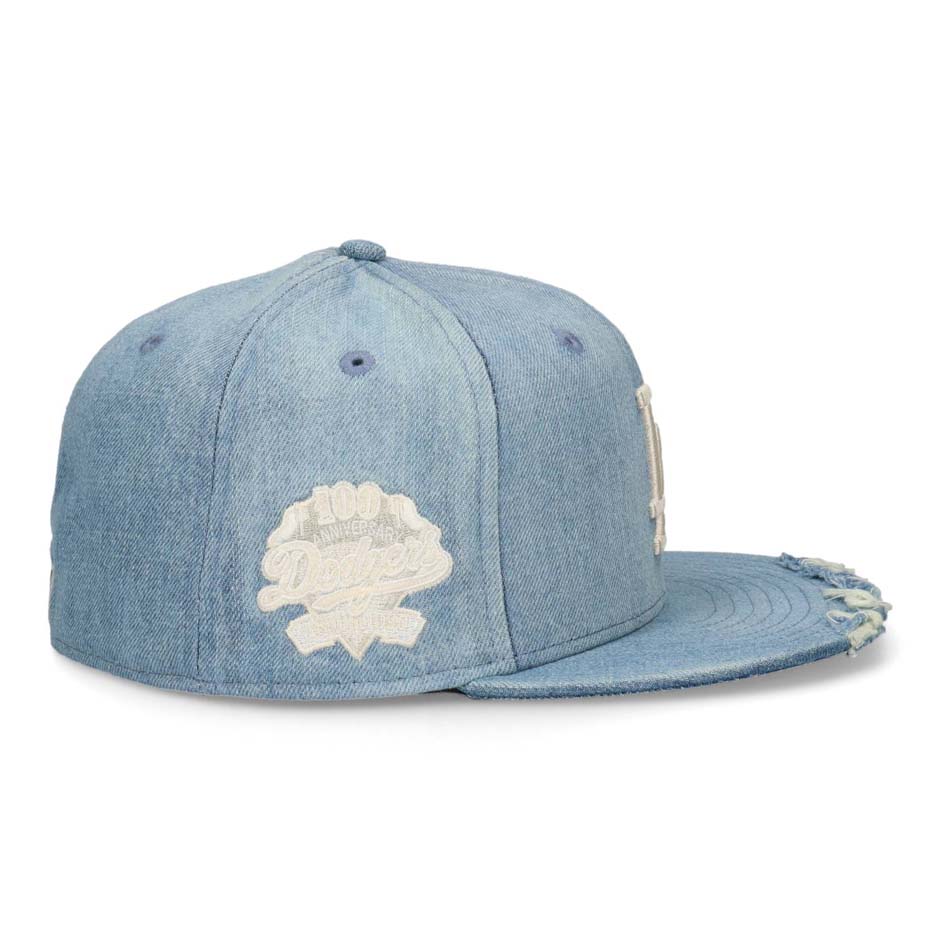 NEW ERA（ニューエラ） 59FIFTY ダメージ デニム ロサンゼルス