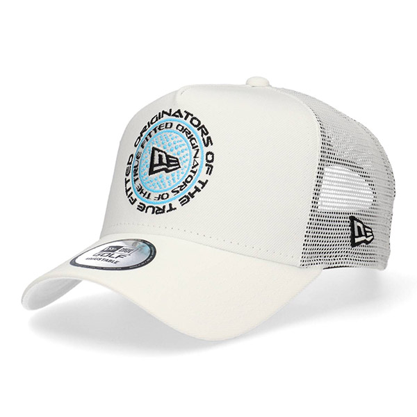 新品　バービー　ゴルフ　ラメ　光沢　メッシュ　キャップ　帽子　野球帽　白キャップ NEW ERA（ニューエラ） ゴルフ 9FORTY サークルロゴ キャップ A-Frame