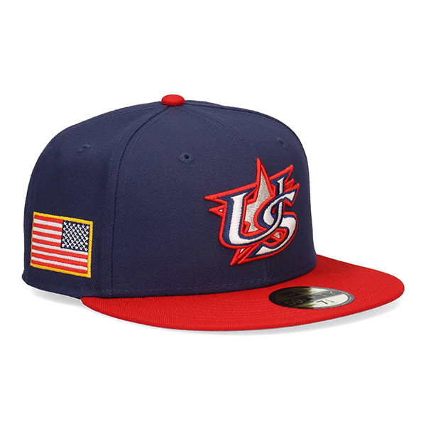 M91 ニューエラ 59fifty WBC USA アメリカ代表 美品 1820 NEW ERA（ニューエラ） 59FIFTY WBC USA アメリカ 代表 キャップ オン