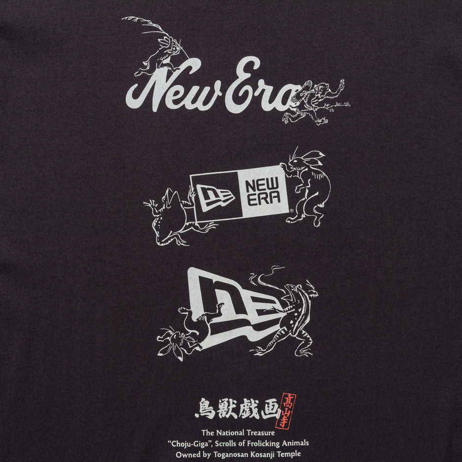NEW ERA（ニューエラ） 鳥獣戯画 ウォシュド コットン 半袖 Tシャツ SS