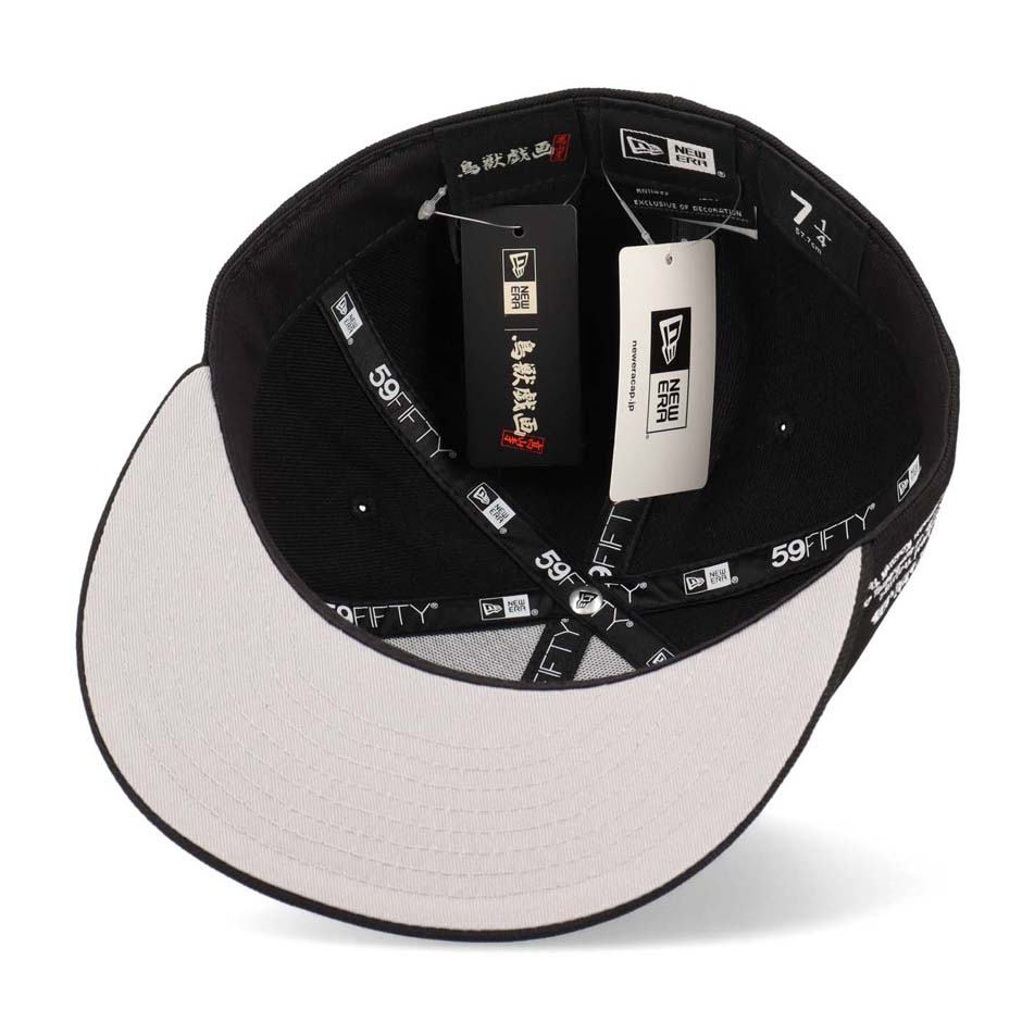 NEW ERA（ニューエラ） 59FIFTY 鳥獣戯画 フラッグロゴ キャップ NEW