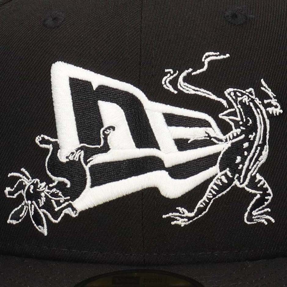 NEW ERA（ニューエラ） 59FIFTY 鳥獣戯画 フラッグロゴ キャップ NEW