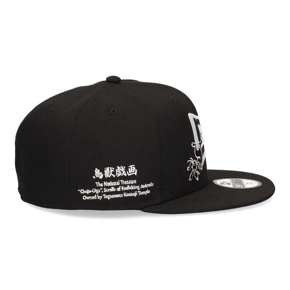 NEW ERA（ニューエラ） 59FIFTY 鳥獣戯画 フラッグロゴ キャップ NEW