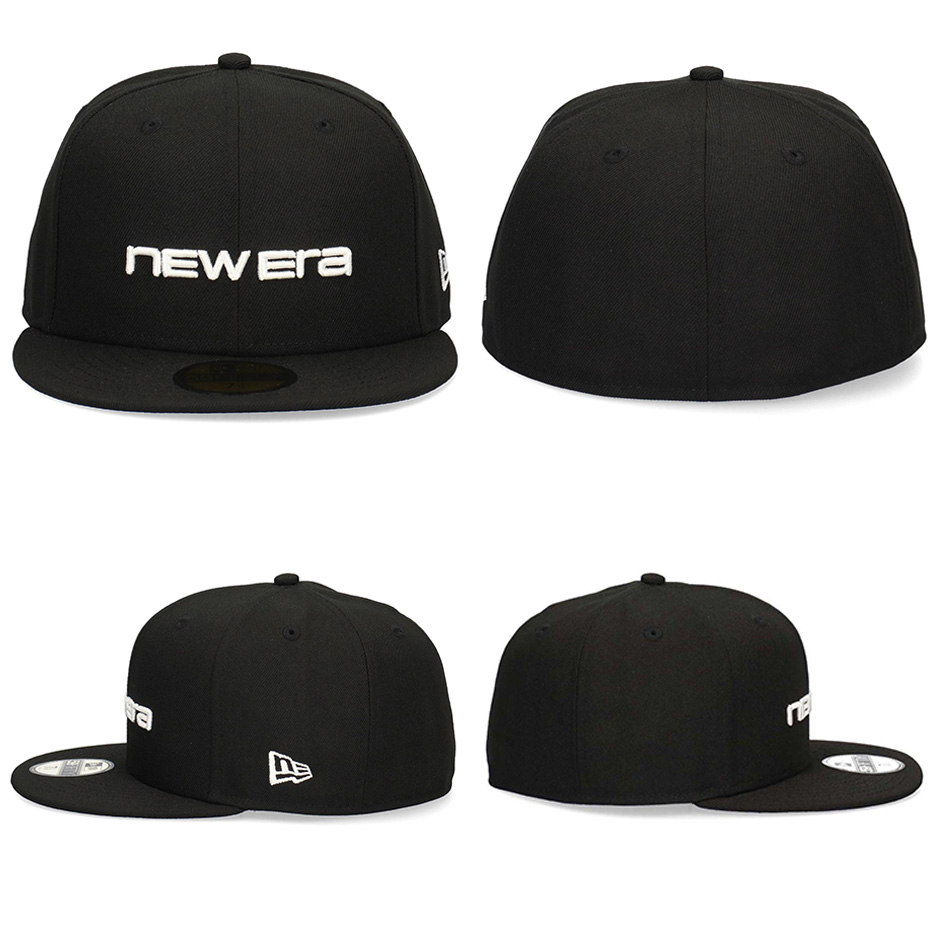 NEW ERA（ニューエラ） ベーシック ロゴ キャップ フラットバイザー
