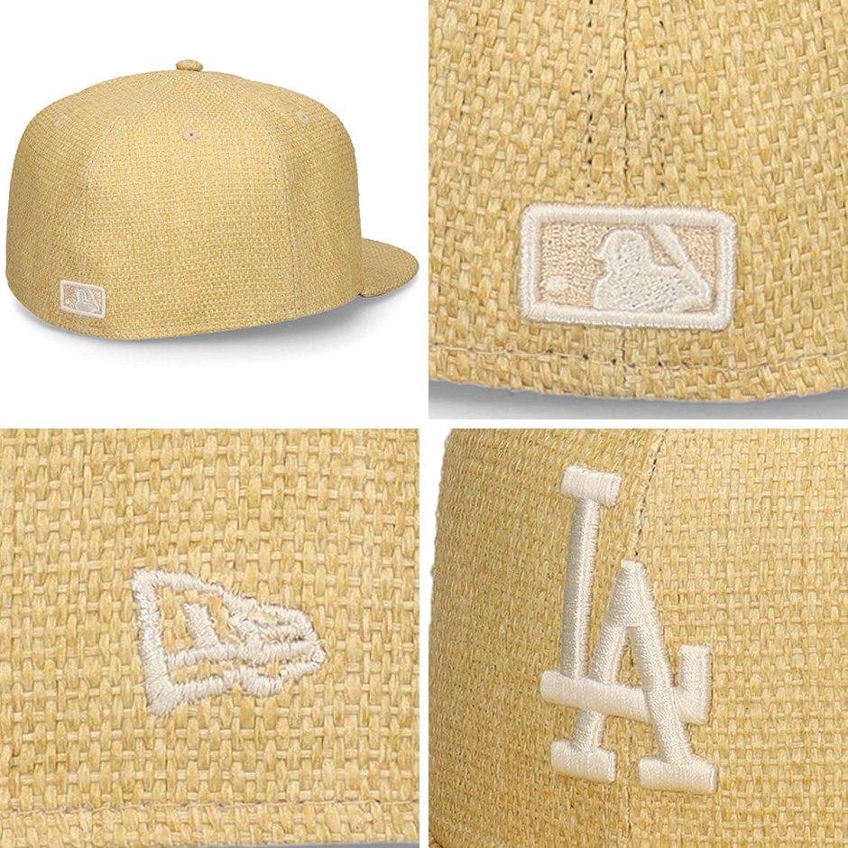 NEW ERA（ニューエラ） 59FIFTY ペーパーストロー キャップ ドジャース