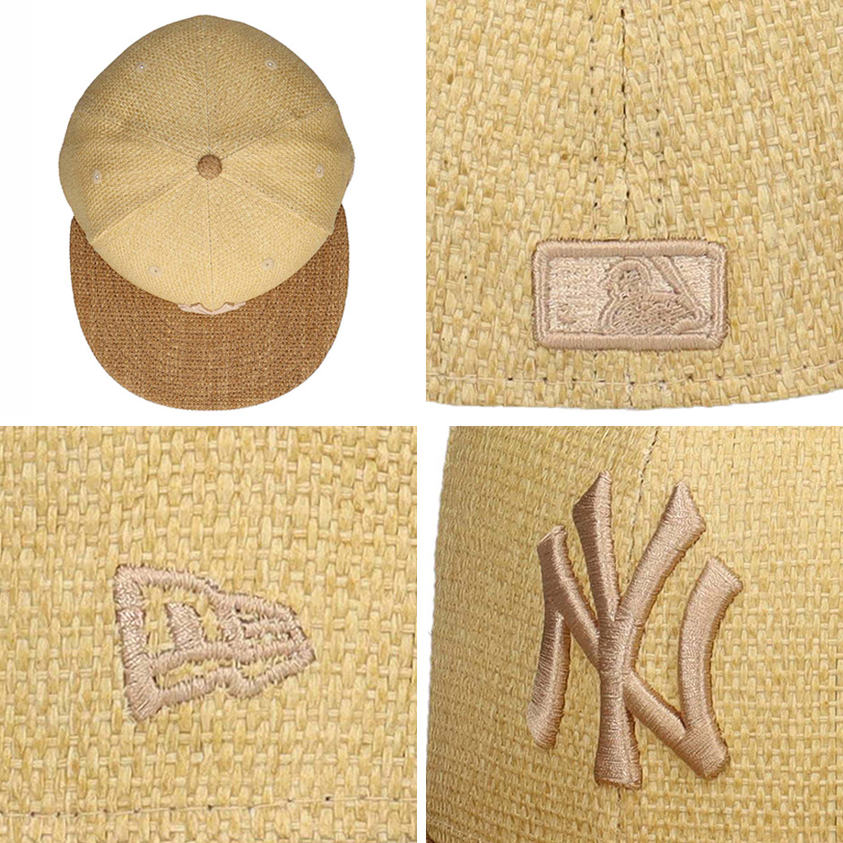 NEW ERA（ニューエラ） 59FIFTY ペーパーストロー キャップ ドジャース