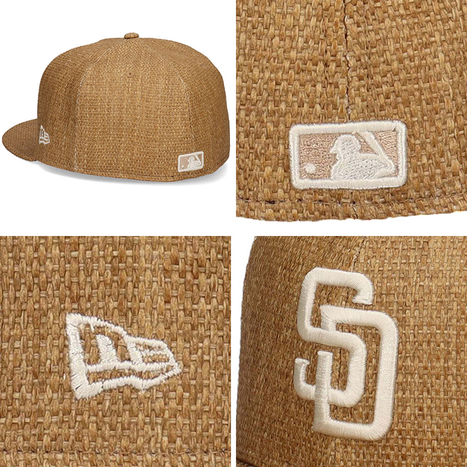 NEW ERA（ニューエラ） 59FIFTY ペーパーストロー キャップ ドジャース