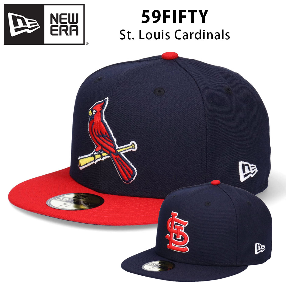 ニューエラ セントルイス カージナルス 59FIFTY キャップ 帽子 MLB 大きいサイズ 5950 ブランド new era NEW ERA 大リーグ オルタネイト ユニセックス｜inreason