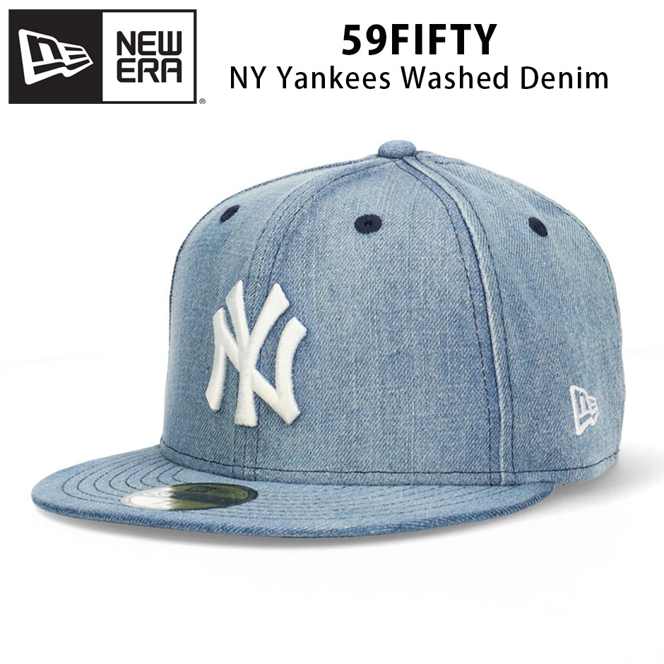 NEW ERA ニューエラ 59FIFTY ウォッシュデニム ニューヨーク