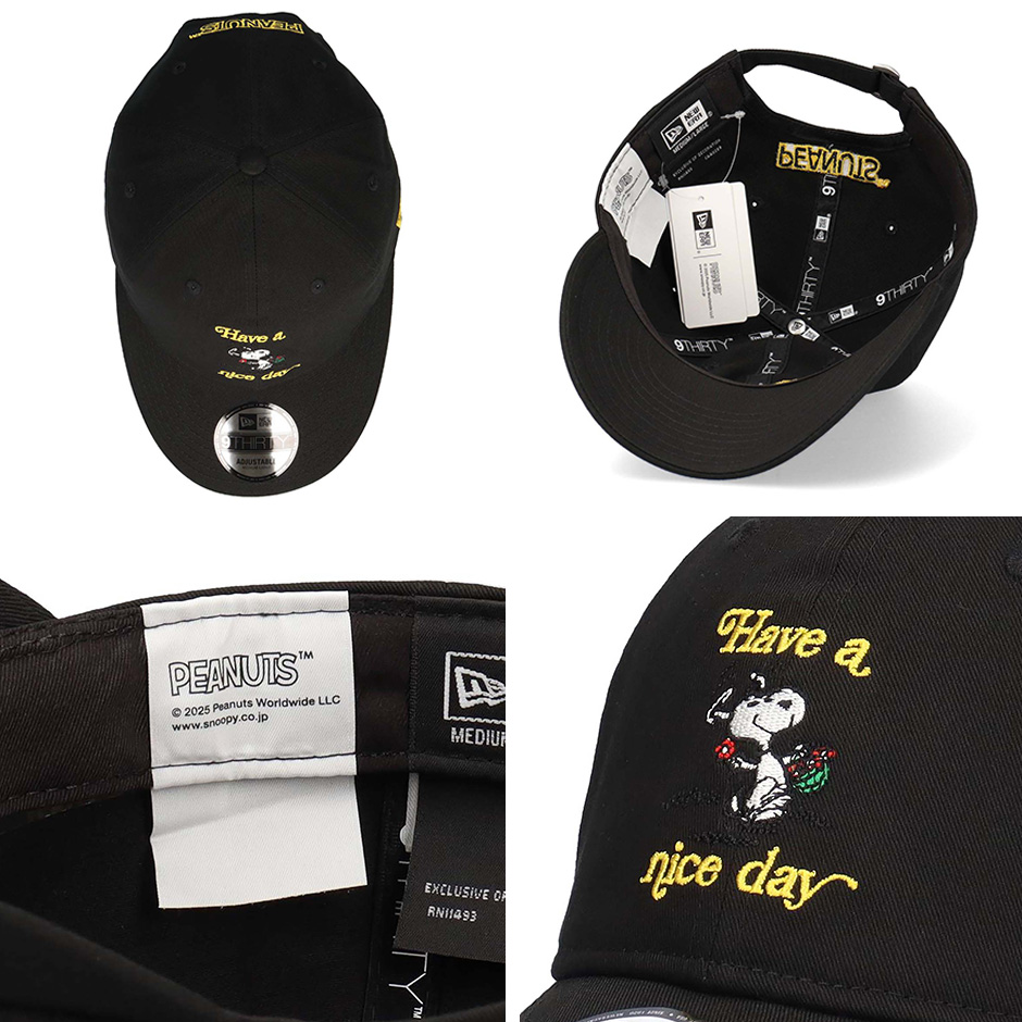 NEW ERA（ニューエラ） 9THIRTY ピーナッツ have a nice day キャップ