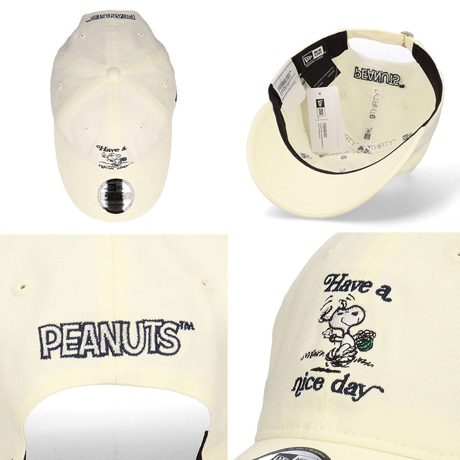 NEW ERA（ニューエラ） 9THIRTY ピーナッツ have a nice day キャップ