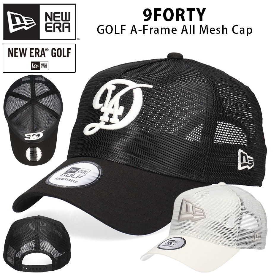 NEW ERA（ニューエラ） 9FORTY ゴルフ オールメッシュ ロサンゼルス