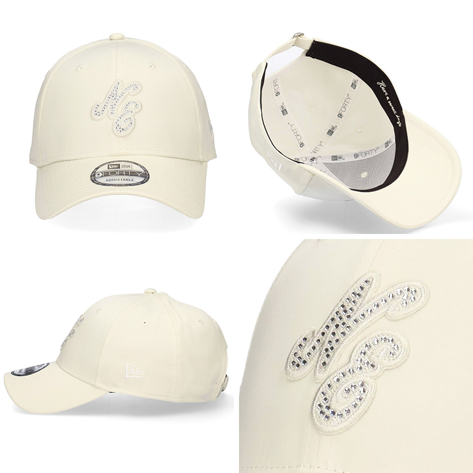 NEW ERA（ニューエラ） 9FORTY ホワイトデー ラインストーン キャップ