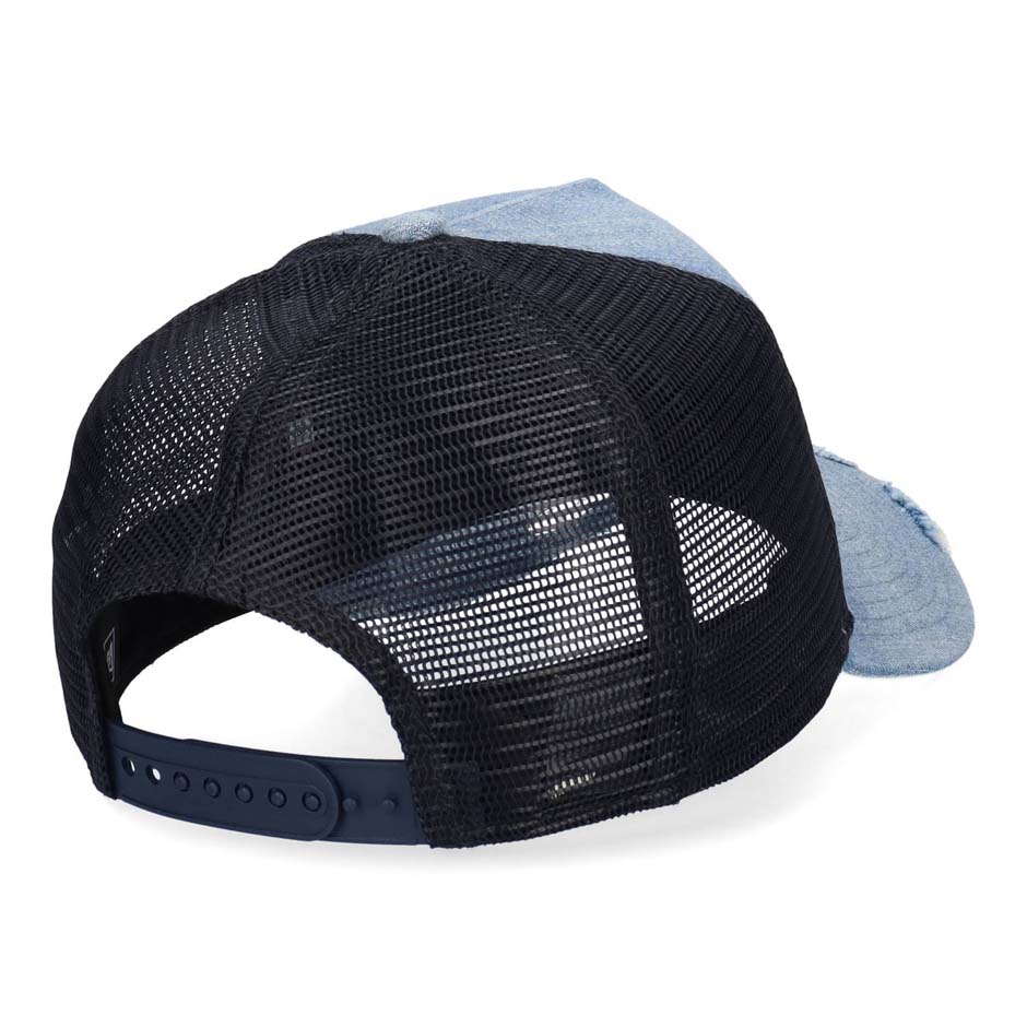 ニューエラ 9FORTY A-Frame ダメージ キャップ LA NY デニム キャンバス 帽子 NEW ERA 940 ドジャース ヤンキース メンズ レディース ブランドの画像