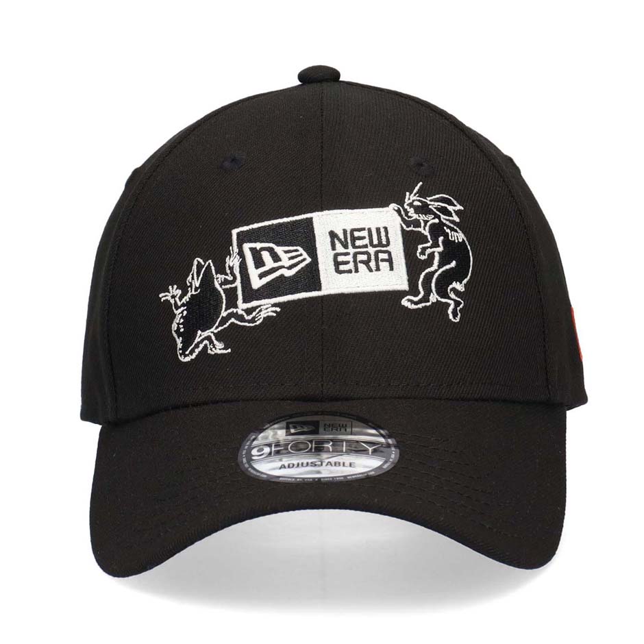 NEW ERA（ニューエラ） 9FORTY 鳥獣戯画 ボックスロゴ 蛙 キャップ