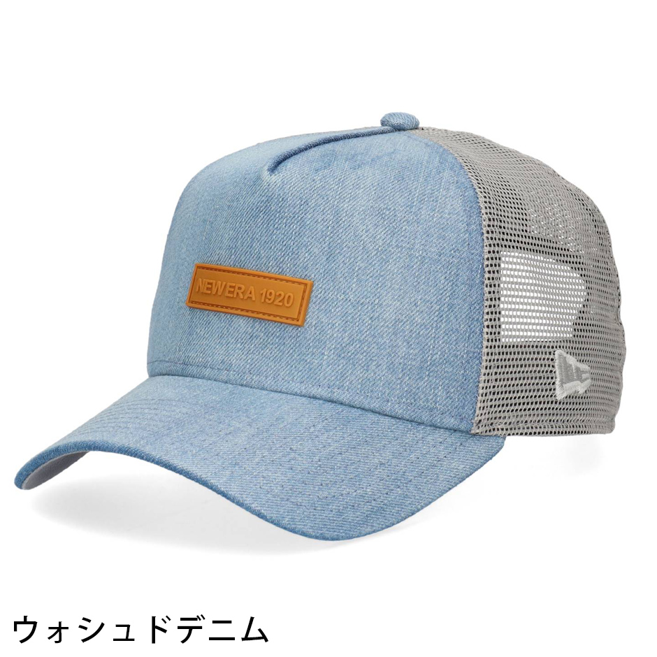 NEW ERA（ニューエラ） 9FORTY ラバーパッチ デニム メッシュ キャップ