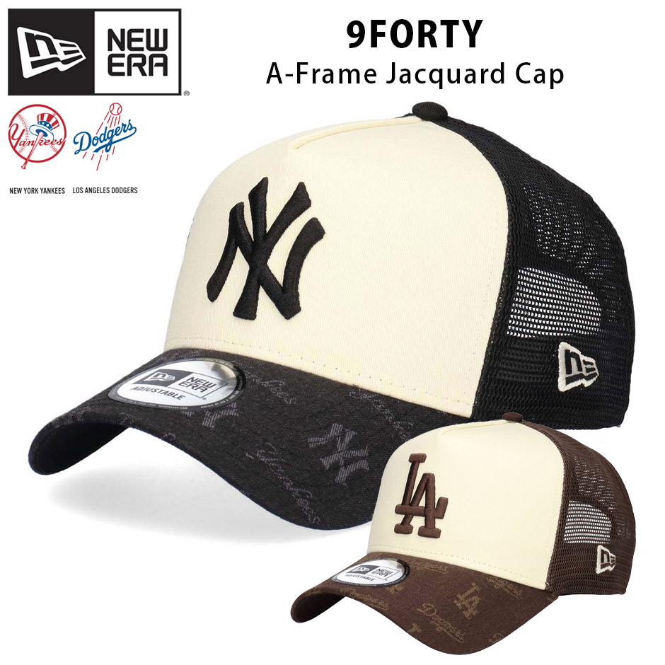 NEW ERA（ニューエラ） 9FORTY A-Frame ジャガード ヤンキース