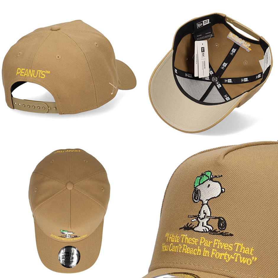 NEW ERA（ニューエラ） 9FORTY A-frame ゴルフ ピーナッツ キャップ