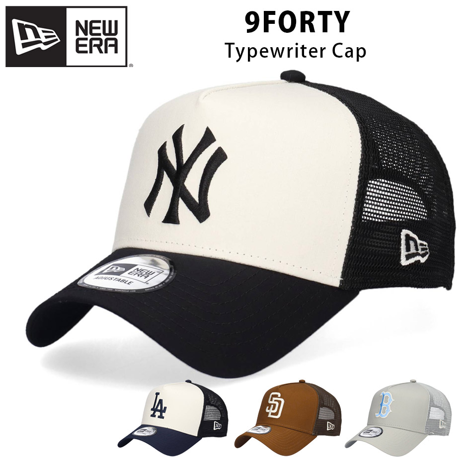 ラロパ　メッシュキャップ　ヤンキース NEW ERA（ニューエラ） 9FORTY タイプライター メッシュ キャップ NY